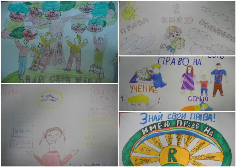 Конкурс рисунков «Я рисую свои права и обязанности».